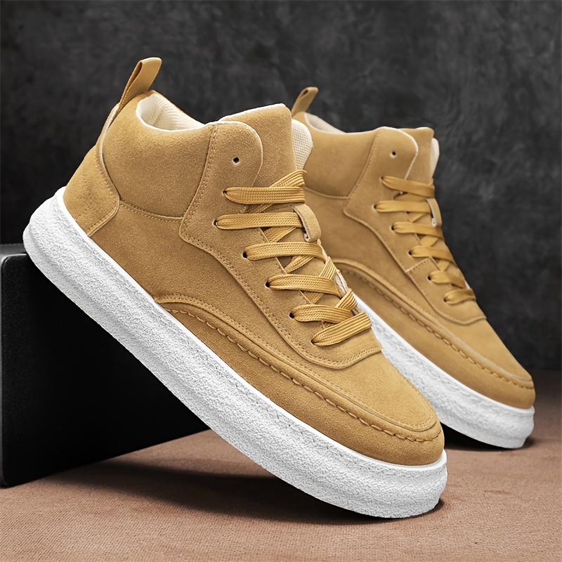 top skateboard shoes men s solid colour comfy non slip details 0