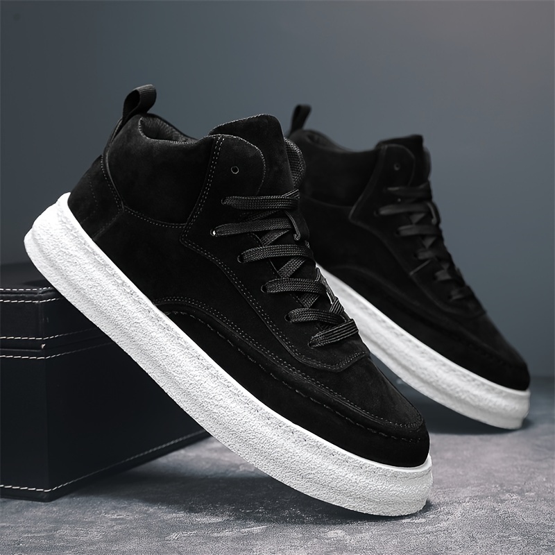 top skateboard shoes men s solid colour comfy non slip details 1