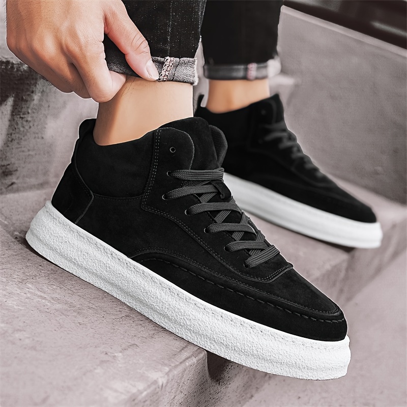 top skateboard shoes men s solid colour comfy non slip details 4