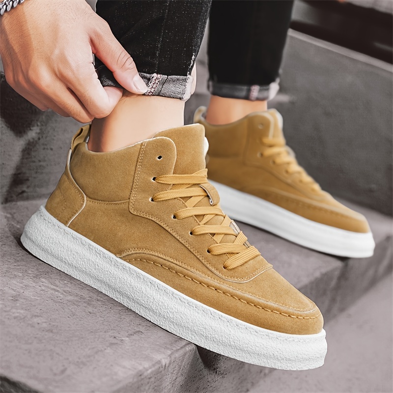 top skateboard shoes men s solid colour comfy non slip details 6